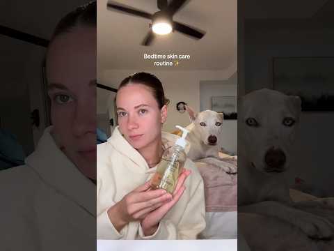 My skin care routine, everything is linked in my LTK✨#skincare #dogshorts #grwm #dog #beauty #puppy