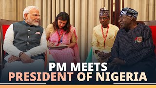 LIVE: PM Modi holds talks with President Bola Ahmed Tinubu of Nigeria