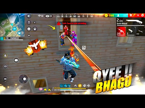 FREEFIRE 🔥Solo vs Squad M1887 + M4A1 + Awm 🤯 25 Kills Total -Garena free fire | PK GAMERS #freefire