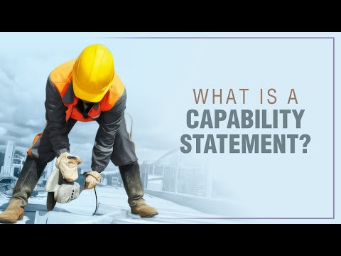 What Is A Capability Statement? | Everything You NEED To You