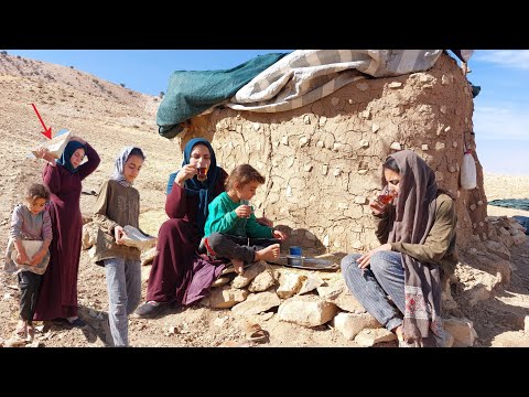 "Mountain mother: trying to secure the hut against future rains"