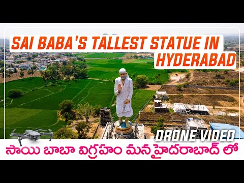 Sai Baba Tallest Statue in India | Aerial View