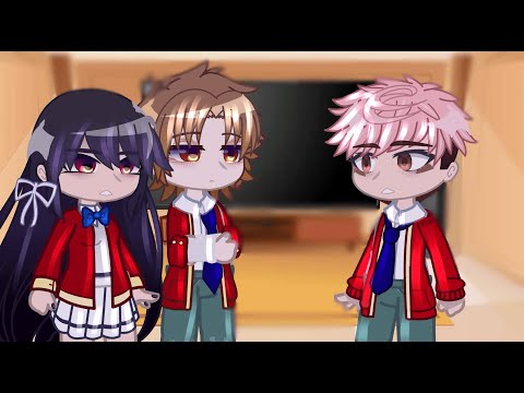 Classroom Of The Elite React To Itadori As New Student || COTE || Gacha React