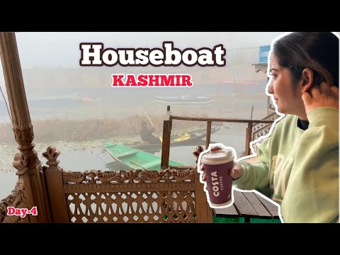 How we booked our Houseboat in Kashmir 😍 | Kashmir Dec 2023 #kashmir #houseboat #vlog #video