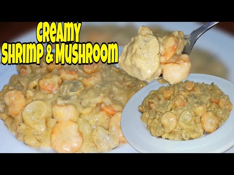 Creamy Shrimp and Mushroom | Quick and Easy