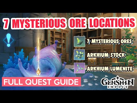 How to: ENTER THE HIDDEN ROOM - ALL 7 Mysterious Ore Locations | Genshin Impact Fontaine