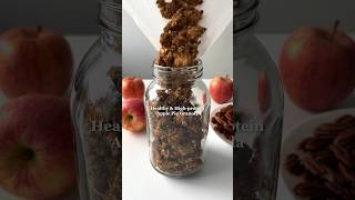 Healthy Apple Pie Protein Granola😍 #granola #mealprep #healthyrecipes