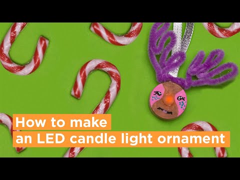 How to make an LED Xmas ornament