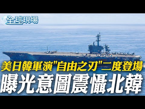 美日韓軍演"自由之刃"二度登場 意圖震懾北韓 | 當舊政府面向新政府許願 揭仲:給執政的民主黨難堪 【全球現場】20241114 @全球大視野Global_Vision