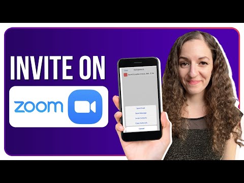 How to Invite Someone to Zoom Meeting on IPHONE | Quick & Easy ✅