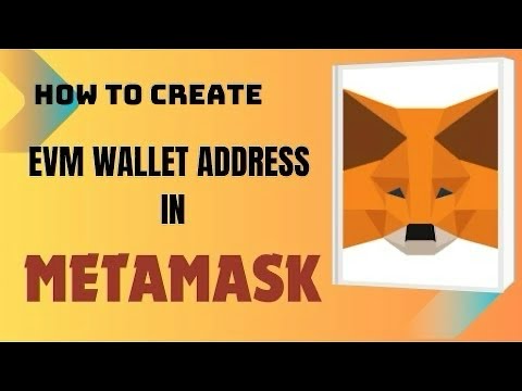 How To Add EVM wallet in Metamask || create evm wallet address in metamask