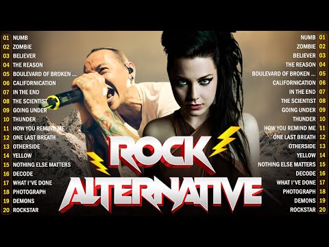 Early 2000 Alternative Rock Hits Playlist - Linkin park, Creed, AudioSlave, Nickelback, Evanescence