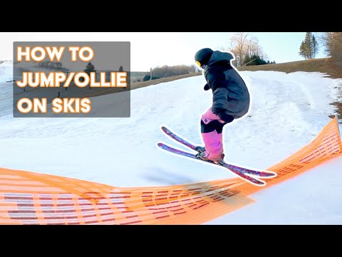 How To Jump/Ollie On Skis!