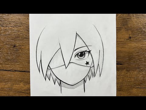 How to draw anime girl easy for beginners | Easy to draw