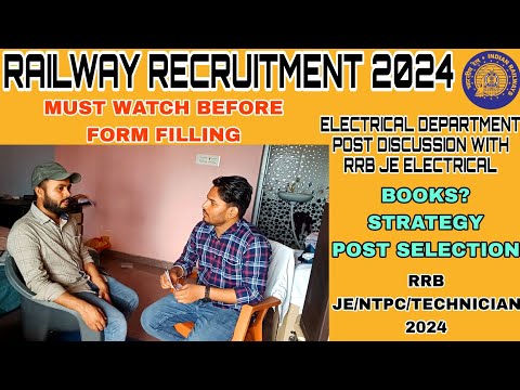 RRB JE POST DISCUSSION WITH RRB JE ELECTRICAL/RRB JE/NTPC/TECHNICIAN #railway #rrbje #rrbntpc #exam