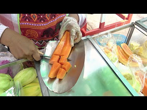 5 FRUITS CUTTING - STREET FOOD