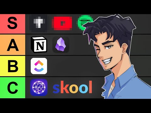 I Tried 80+ Productivity Apps, These are the best (Tier List)