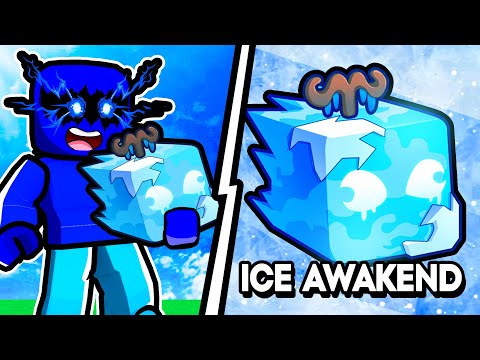 i AWAKENED ICE FRUIT and it is VERY SURPRISING.. (Blox Fruits)