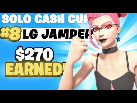 How I got 8th In the Solo Cash Cup 🏆 ($270) | Jamper