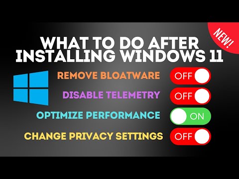 What To Do After Installing Windows 11