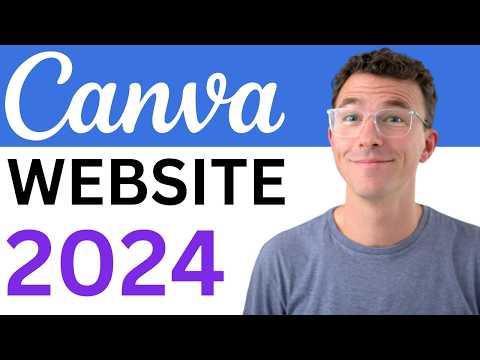 Canva Website Tutorial for Beginners 2024