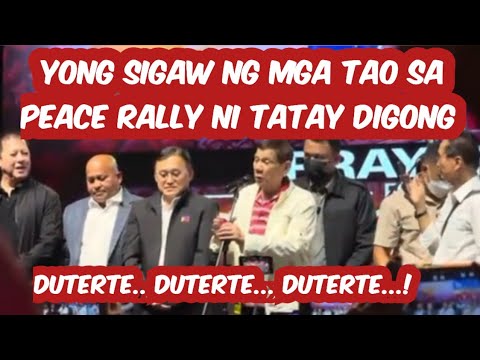 PEACE RALLY NI TATAY DIGONG DUTERTE | #tataydigong #batodelarosa #bongo