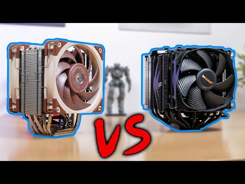 CLASH of the TITANS - Noctua NH-U12A vs Be Quiet! Dark Rock Pro 4 (i5 8600k & Ryzen 7 3700X)