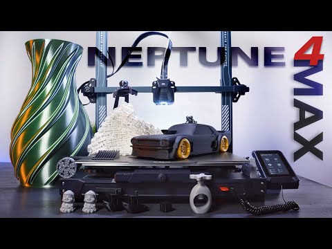 Elegoo Neptune 4 Max - XXL 3D Printer - Unbox & Setup