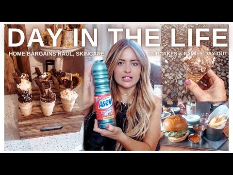 NEW IN HOME BARGAINS & HAUL 🛍️ BAKING ICE CREAM CUPCAKES 🧁 + CUTE FAMILY DAY OUT