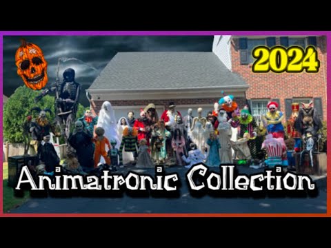 My Full 2024 Halloween Animatronic Collection! 40+!! 🎃 #halloween #spirithalloween #collection