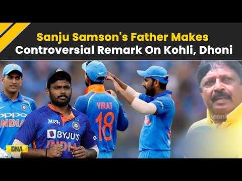 Sanju Samson's Father Accuses Kohli, Dhoni & Rohit Of Wasting 10 Years Of His Son's Career