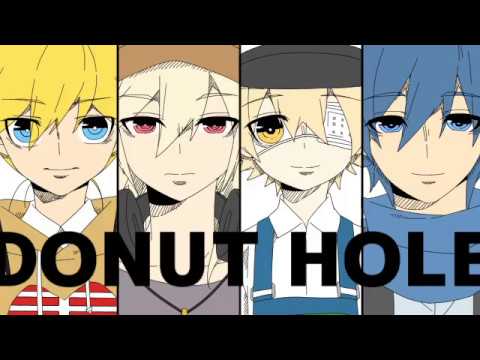 【Len/KAITO/YOHIOloid/Oliver】Donut Hole【Cover】