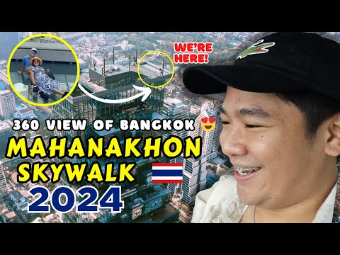 360 view of BANGKOK City 🇹🇭 Tallest OBSERVATORY DECK | BAWAL ITO sa may FEAR of HEIGHTS!  | Wander J