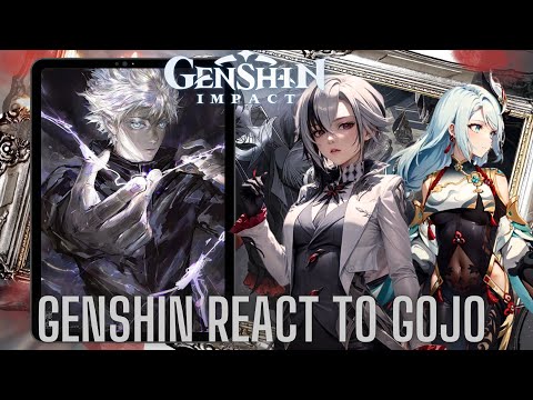 Genshin impact arlecchino react to gojo satoru | jujutsu kaisen | Gacha life 2 | itadori yuji