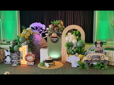 Safari Decoration | Balloon Garland | Mickey Mouse Safari