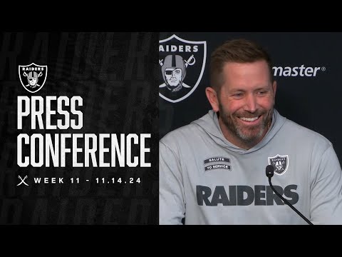 Coach Graham and Coach Turner Presser - 11.14.24 | Raiders | NFL