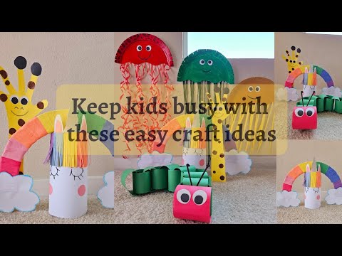 Easy craft ideas for kids/ Summer camp activity ideas part 2/ Paper craft ideas for school 2023