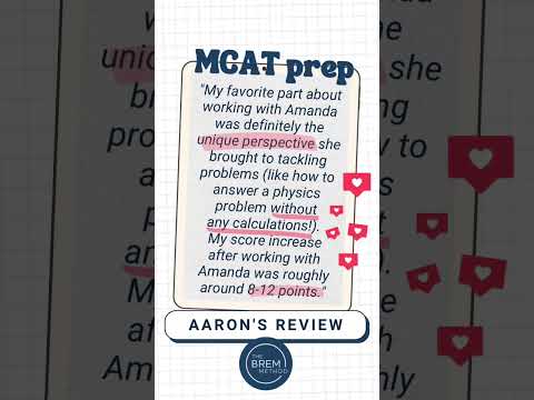 MCAT prep with The Brem Method: review from Aaron