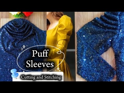 Puff Sleeves Full Cutting & Stitching Tutorial for Trendy Sleeve Designs 2024 #puffsleeve #diy #fyp