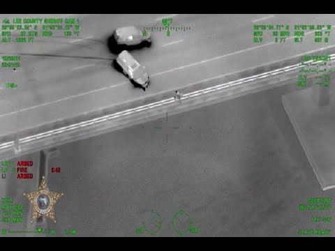 Wild Police Chase in Florida Ends with Suspect Jumping over Bridge to Avoid    Arrest.