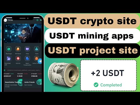 Usdt cryptocurrency project 2024 | how to make money online platform | best usdt mining site