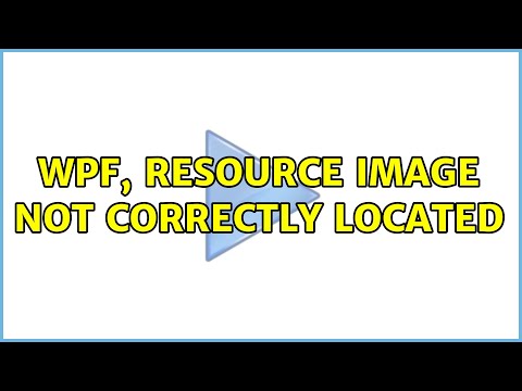 WPF, resource image not correctly located (4 Solutions!!)