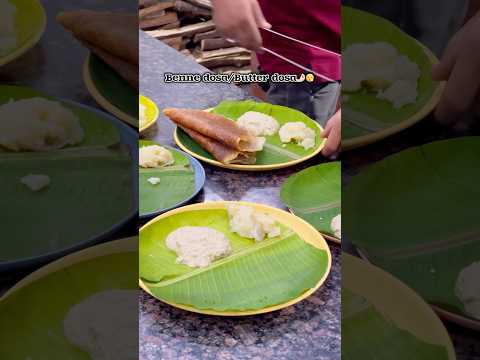 Davanagere benne dosa in Hyderabad😍🤌🏻 #breakfast #Hyderabad #trending #food #shorts #viralvideo