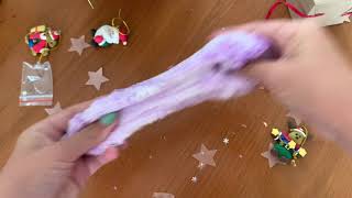 *DREAMY CHRISTMAS EVE* MUSHY SLIME ADVENT CALENDAR | NO TALKING