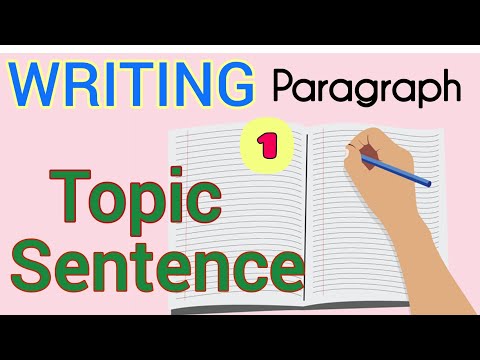 Writing a Paragraph | Topic Sentence