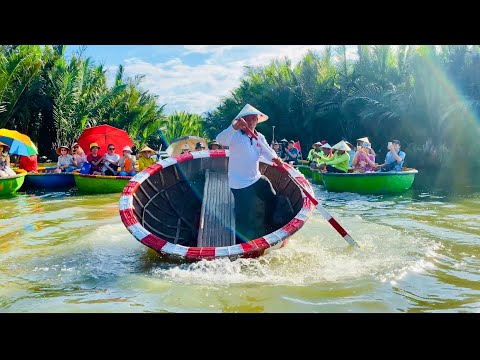 Hoi An Vietnam 🇻🇳 - BASKET BOATS Tour in Hoi An