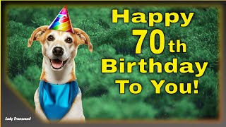 Heartfelt Message for 70th Birthday, Greeting Card for a 70th Birthday