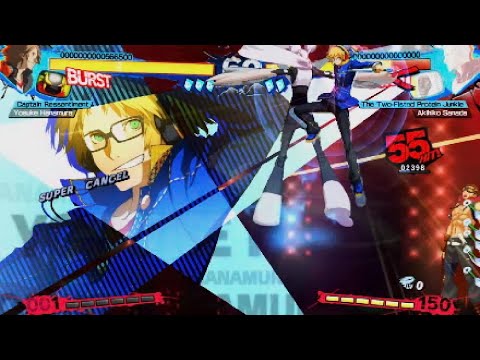 Persona 4 Arena Ultimax-Yosuke Combo Video