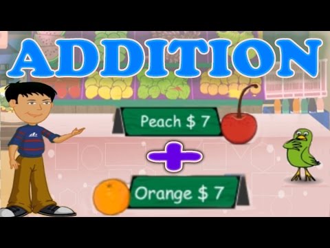 Addition - Basic Math, Lessons for Kids