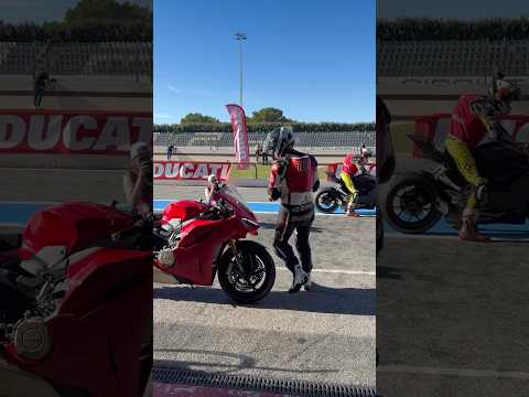 Ducati Invited me to Ride the 2025 Panigale V4S at Paul Ricard Racetrack #shorts